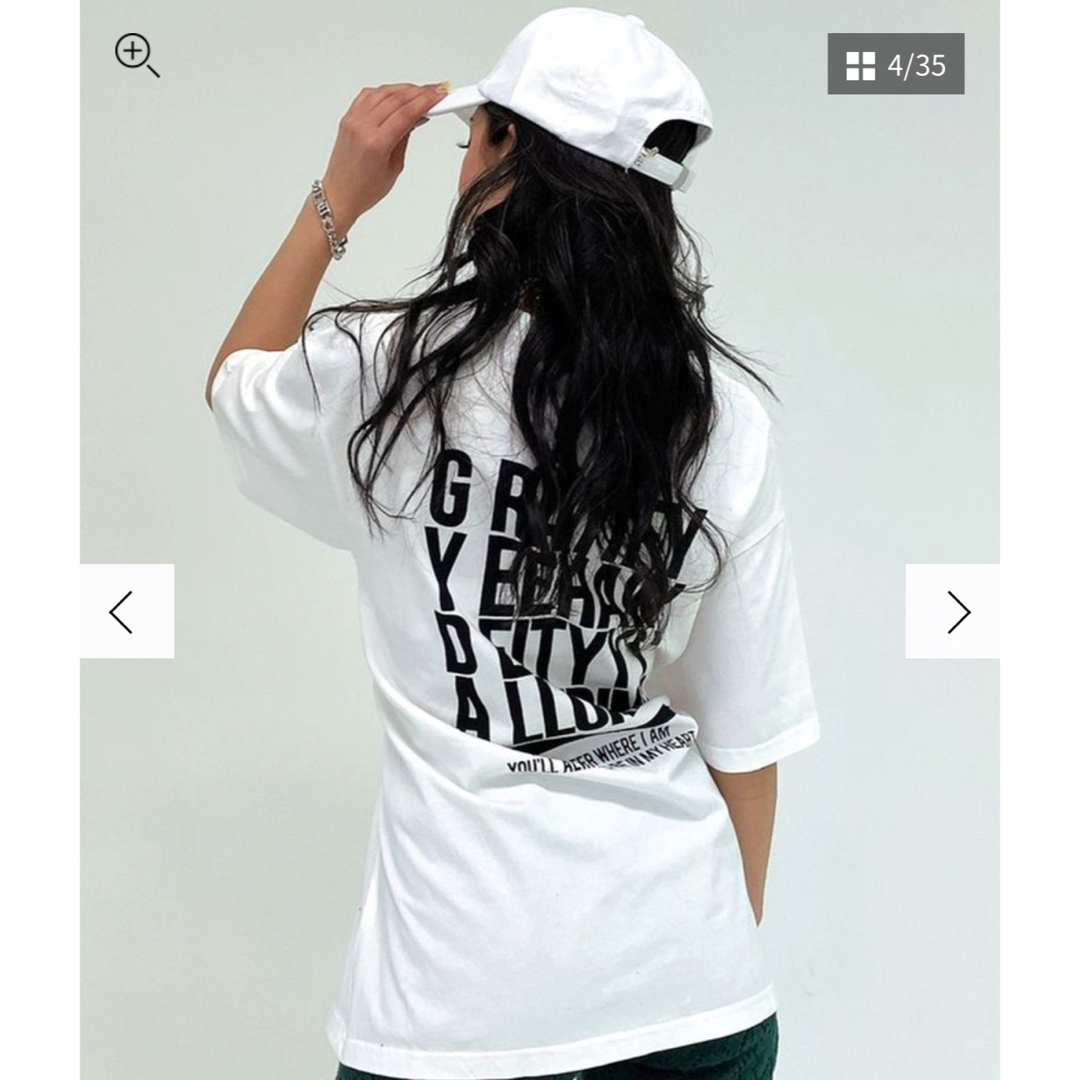 2WAYフロントレースアップGYDA Tシャツ レディースのトップス(Tシャツ(半袖/袖なし))の商品写真