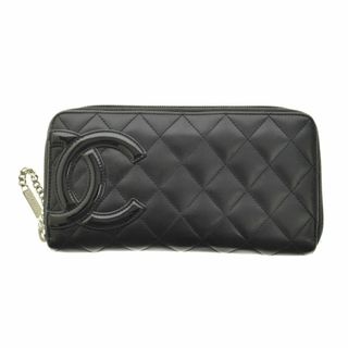 シャネル(CHANEL)の【CHANEL】A50078 カンボンライン ラウンドファスナー レザー 長財布(財布)