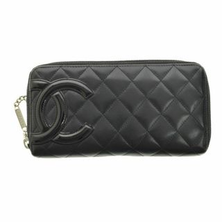 シャネル(CHANEL)の【CHANEL】A50078 カンボンライン ラウンドファスナー レザー 長財布(財布)