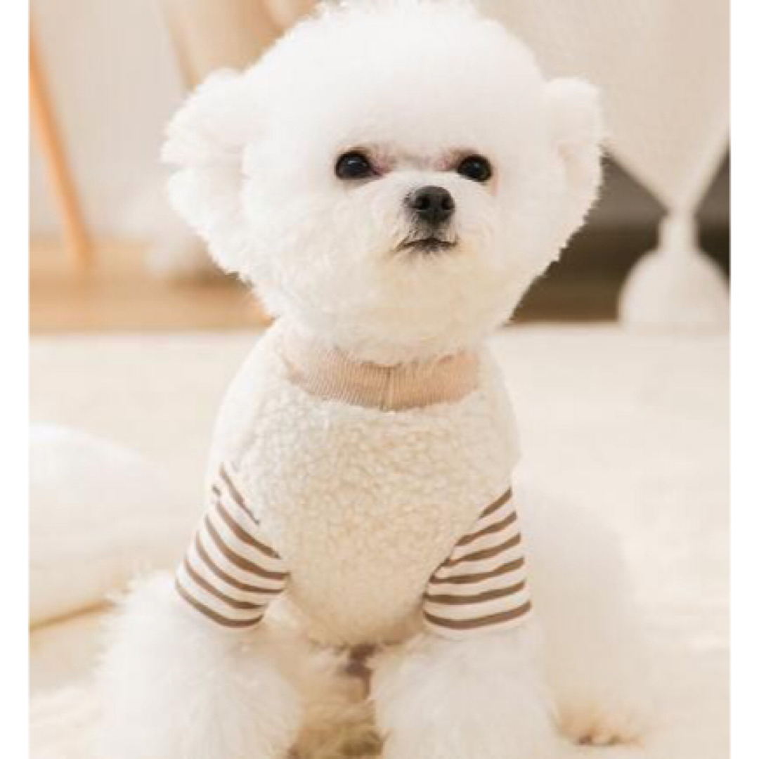 ペット用品★ペット服★犬服★中小型犬適応　ポケット付き ホワイト その他のペット用品(犬)の商品写真