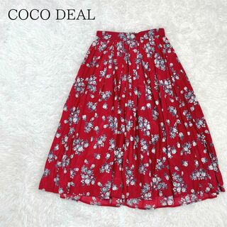 COCO DEAL - COCODEAL ココディール 花柄シフォンスカート