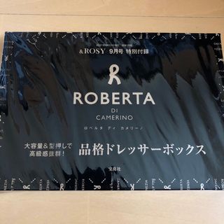 ロベルタディカメリーノ(ROBERTA DI CAMERINO)の＆ROSY 9月号 付録　ロベルタディカメリーノ　品格ドレッサーボックス(メイクボックス)