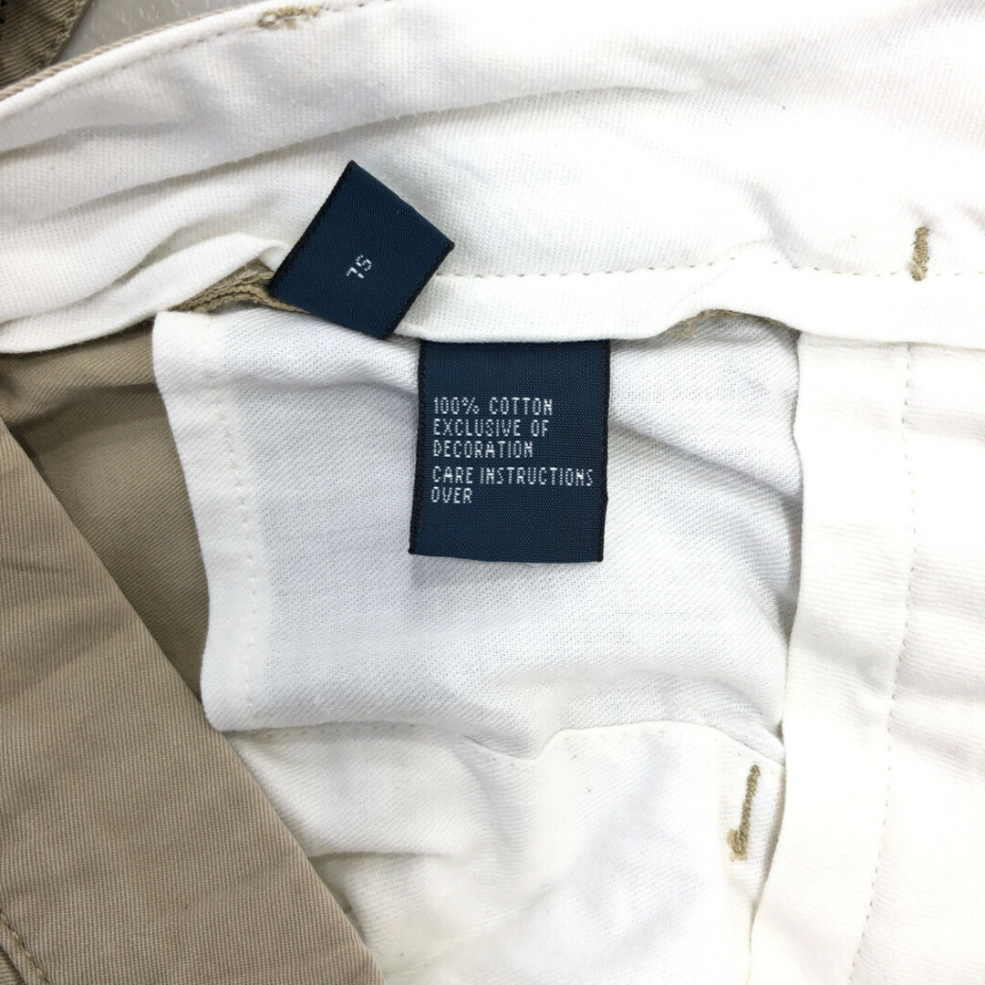 POLO RALPH LAUREN(ポロラルフローレン)の90年代 Polo by Ralph Lauren ポロ ラルフローレン パンツ ベージュ (メンズ 32×32) 中古 古着 Q3754 メンズのパンツ(その他)の商品写真