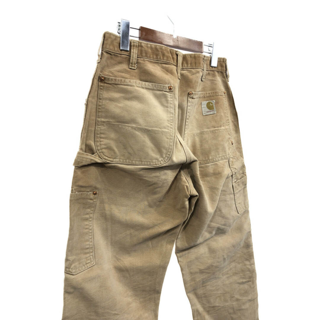 carhartt(カーハート)の70年代 Carhartt カーハート パンツ ダブルニー ワーク ベージュ (メンズ M相当) 中古 古着 Q3771 メンズのパンツ(その他)の商品写真