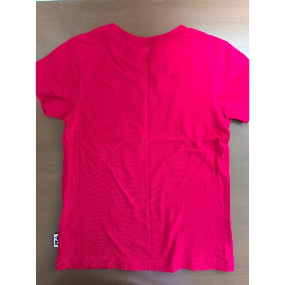 FILA(フィラ)のFILA 半袖 Tシャツ 赤色 120cm キッズ/ベビー/マタニティのキッズ服男の子用(90cm~)(Tシャツ/カットソー)の商品写真