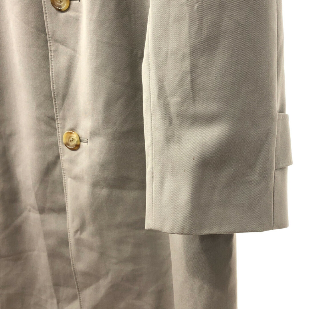 80年代 カナダ製 Aquascutum アクアスキュータム チェスターコート ベージュ (メンズ XL) 中古 古着 Q3788 メンズのジャケット/アウター(トレンチコート)の商品写真