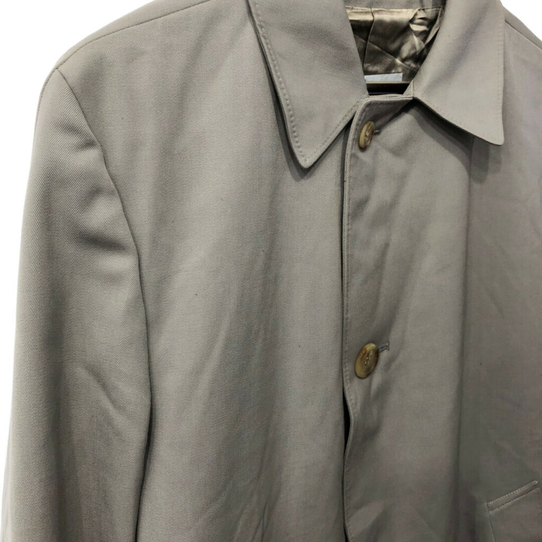 80年代 カナダ製 Aquascutum アクアスキュータム チェスターコート ベージュ (メンズ XL) 中古 古着 Q3788 メンズのジャケット/アウター(トレンチコート)の商品写真