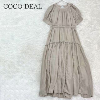 COCO DEAL - COCODEAL ココディール ピンタックデザインボリュームワンピース