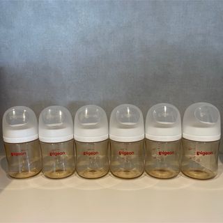 ピジョン(Pigeon)の哺乳瓶　母乳実感プラスチック160ml  6本(哺乳ビン)