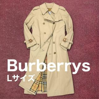 バーバリー(BURBERRY)の☆美品☆Burberrys トレンチコート ライナー付き ノバチェック  L(トレンチコート)