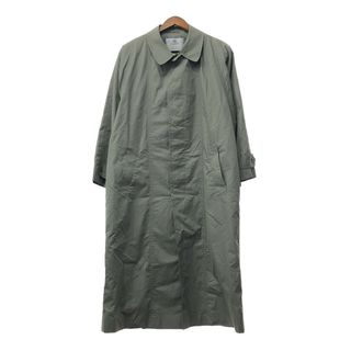 80年代 カナダ製 Aquascutum アクアスキュータム バルマカーン コート カーキ (メンズ 40) 中古 古着 Q3801(トレンチコート)