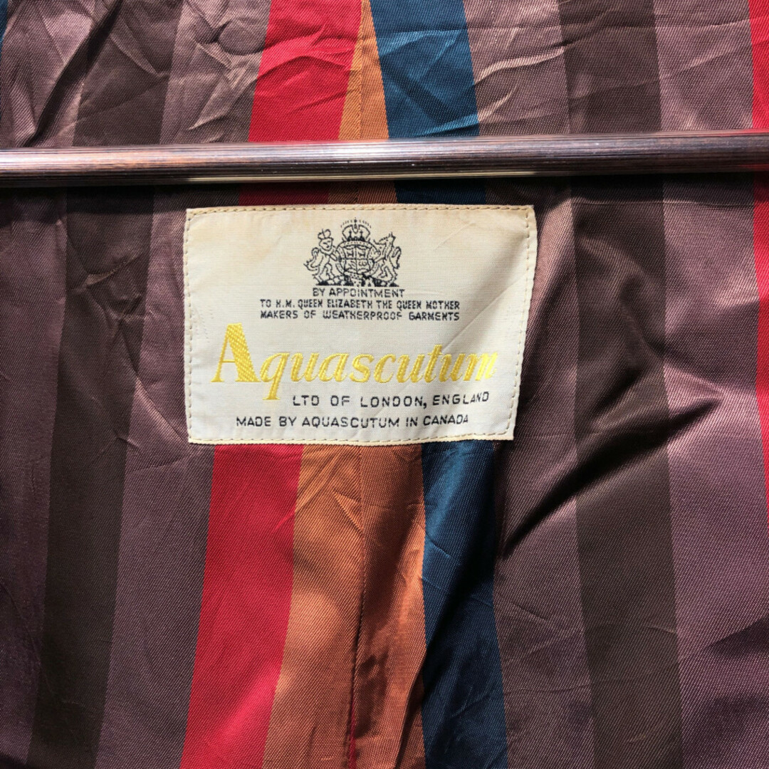 SALE/// 60年代 カナダ製 Aquascutum アクアスキュータム ステン SALE/// 60年代 カナダ製 Aquascutum アクアスキュータム ステン