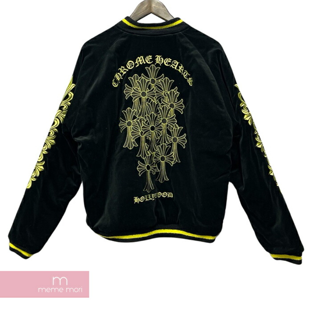 Chrome Hearts(クロムハーツ)のCHROME HEARTS×MATTY BOY×TAILOR TOYO PPO SOUVENIR BOMBER クロムハーツ×マッティボーイ×テーラー東洋 スーベニアボンバージャケット スカジャン 中綿ブルゾン リバーシブル ダガージップ ブラック×ライム サイズL【240418】【中古-A】【me04】 メンズのジャケット/アウター(その他)の商品写真