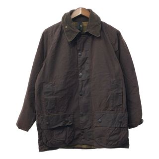 バーブァー(Barbour)の90年代 イギリス製 Barbour バブアー BEAUFORT ビューフォート オイルドジャケット ブラウン (メンズ 40) 中古 古着 Q3824(その他)