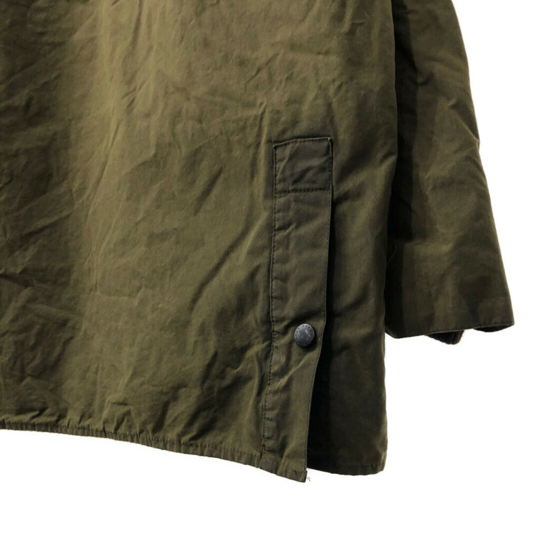 Barbour(バーブァー)のイングランド製 Barbour バブアー BEDALE ビデイル オイルドジャケット ユーロ ラグラン カーキ (メンズ C42) 中古 古着 Q3814 メンズのジャケット/アウター(その他)の商品写真