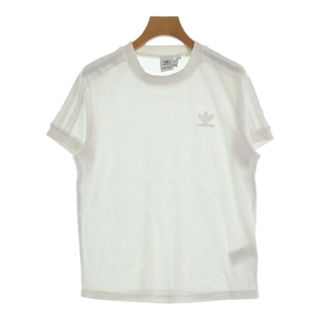 アディダス(adidas)のadidas アディダス Tシャツ・カットソー XS 白 【古着】【中古】(カットソー(半袖/袖なし))