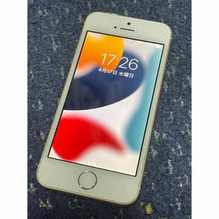 アイフォーン(iPhone)のiPhone SE Gold 64 GB SIMフリーバッテリー94%(iPhoneケース)