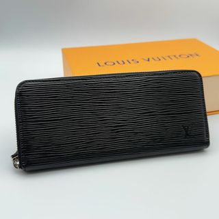 ルイヴィトン(LOUIS VUITTON)の【超極美品】ルイヴィトン　エピ　ポルトフォイユ　クレマンス　ノワール　黒　長財布(財布)