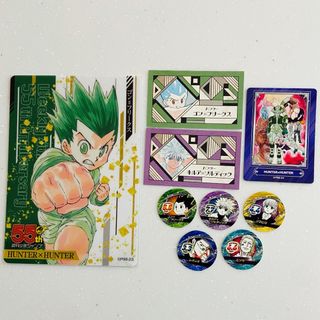 HUNTER×HUNTER ゴン　55周年シート　バースデイ缶バッジステッカー(カード)