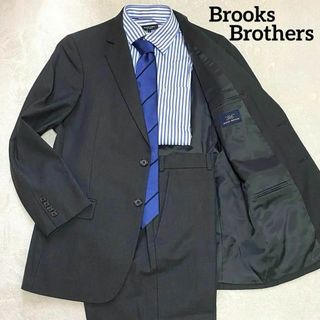 ブルックスブラザース(Brooks Brothers)のブルックスブラザーズ　スーツセット　ダークグレー　L相当　無地(セットアップ)