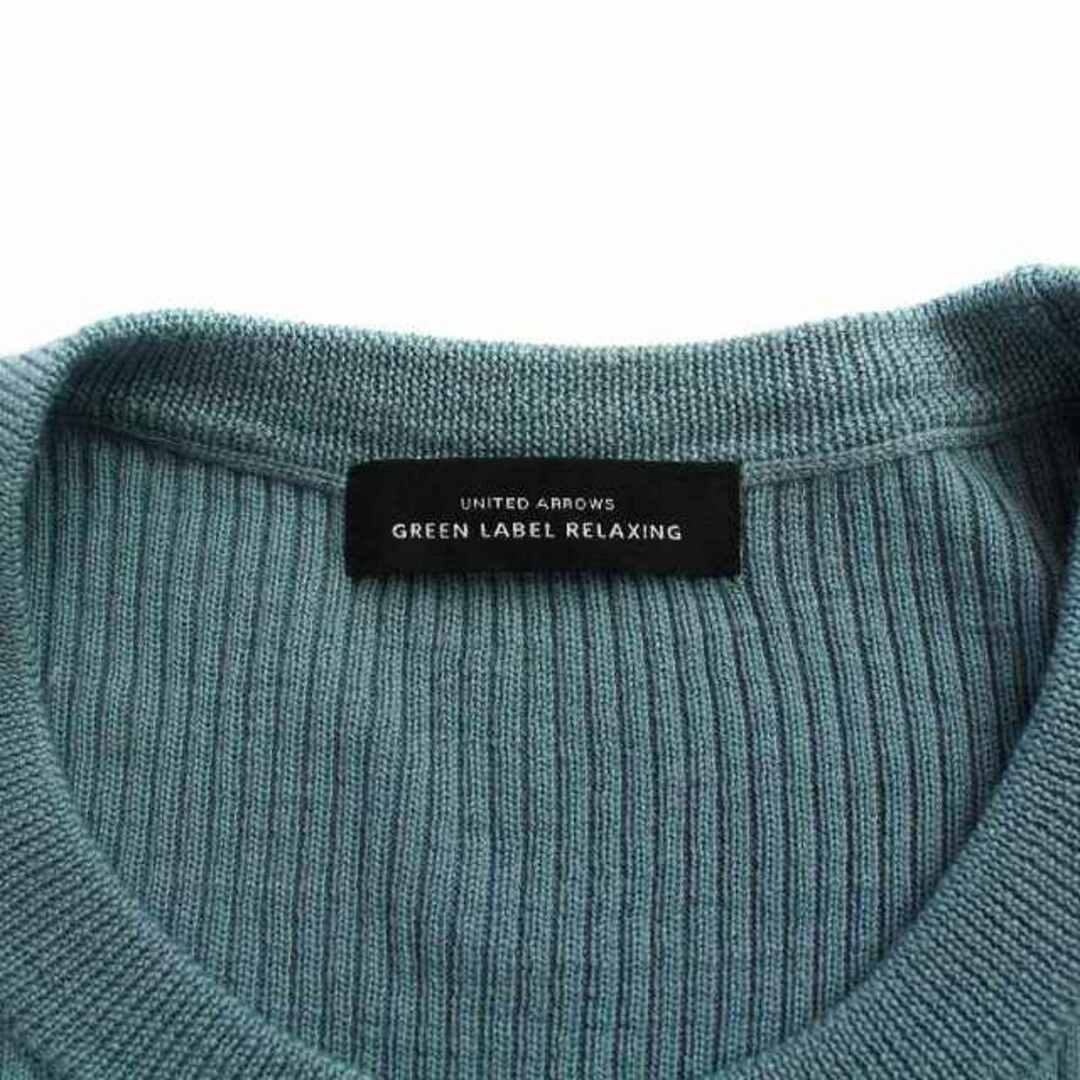 UNITED ARROWS green label relaxing(ユナイテッドアローズグリーンレーベルリラクシング)のグリーンレーベルリラクシング ユナイテッドアローズ リブクルーネックニット 長袖 レディースのトップス(ニット/セーター)の商品写真