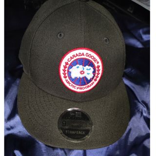 CANADA GOOSE - カナダグース ニューエラ コラボ キャップ 帽子 レザーベルト NEW ERA