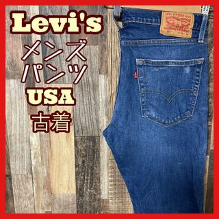 リーバイス(Levi's)のリーバイス メンズ デニム ブルー L 32 502 ストレート パンツ 古着(デニム/ジーンズ)