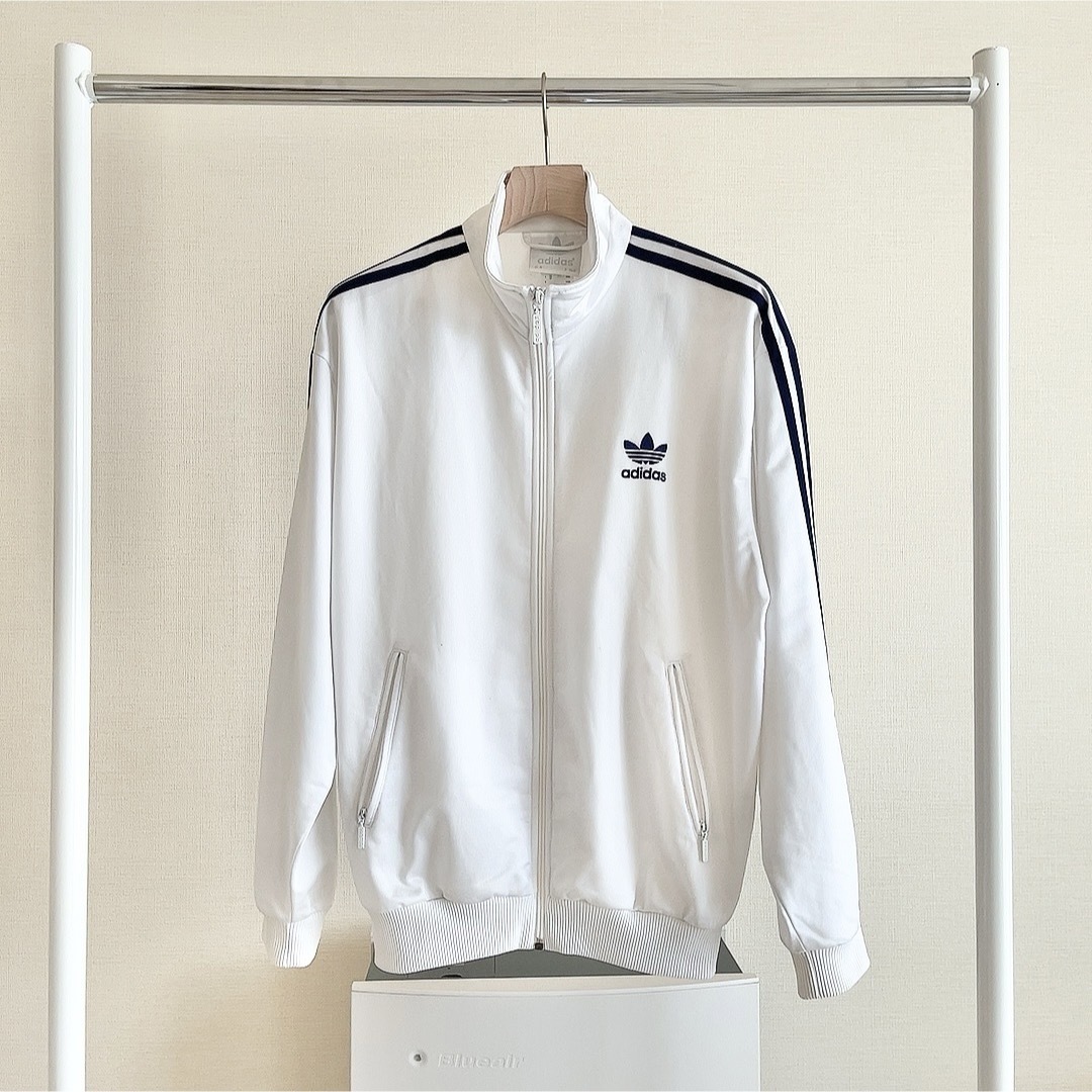 希少種】90s'/adidas/在原みゆ紀/トラックジャケット/ホワイト/M 希少種】90s'/adidas/在原みゆ紀/トラックジャケット/ホワイト/M