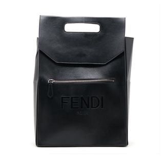 フェンディ(FENDI)のフェンディ  レザー  ブラック レディース リュック・デイパック(リュック/バックパック)