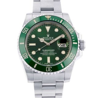 ロレックス(ROLEX)のロレックス サブマリーナ デイト グリーン ランダムシリアル ルーレット 116610LV ROLEX 腕時計 ウォッチ(腕時計(アナログ))