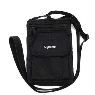 シュプリーム(Supreme)のSUPREME 19AW Shoulder Bag ショルダーバッグ ブラック(ショルダーバッグ)