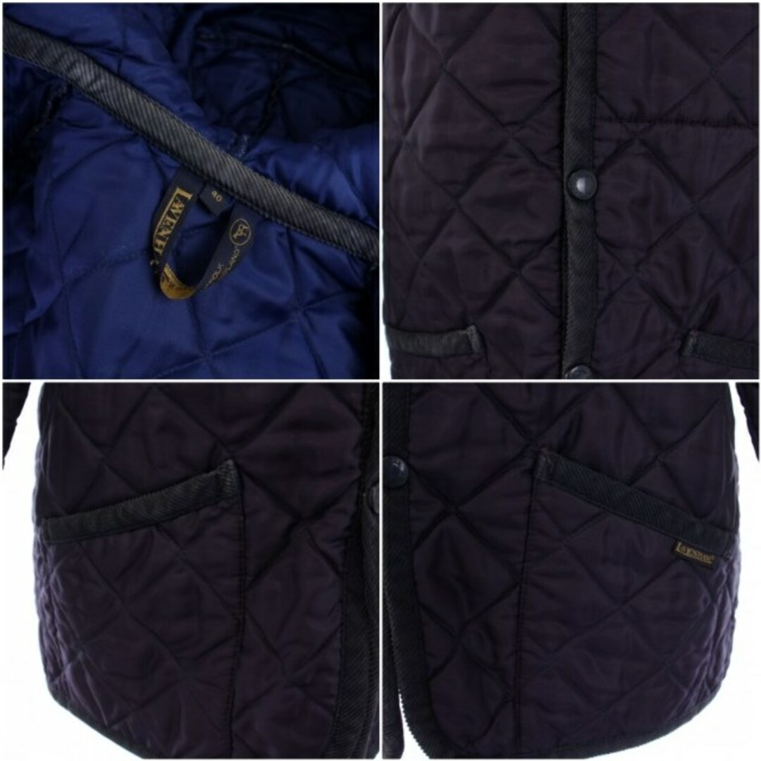 LAVENHAM(ラベンハム)のラベンハム LAVENHAM キルティングジャケット 中棉ジャケット XL 紫 レディースのジャケット/アウター(ブルゾン)の商品写真