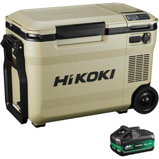 ハイコーキ(ハイコーキ)の新品■HiKOKI(ハイコーキ) 14.4/18V コードレス冷温庫 容量25L サンドベージュ 冷蔵庫 3電源対応 新バッテリー1個付・充電器別売り UL18DBA(WMBZ) リプロス ポータブル 冷蔵 冷凍 保温(工具/メンテナンス)