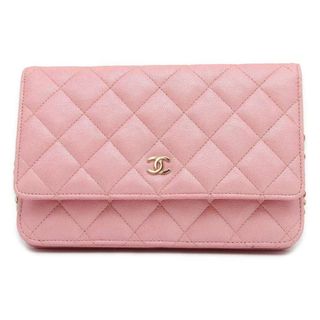 シャネル(CHANEL)のシャネル チェーンウォレット マトラッセ ココマーク キャビアスキン A33814 CHANEL 財布(財布)