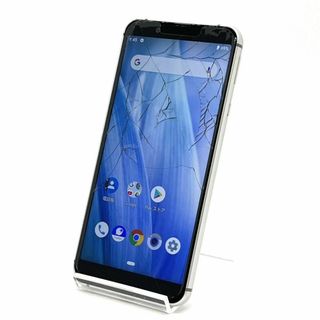 シャープ(SHARP)のAQUOS sense3 basic 907SH ソフトバンク 画面割れ⑲(スマートフォン本体)