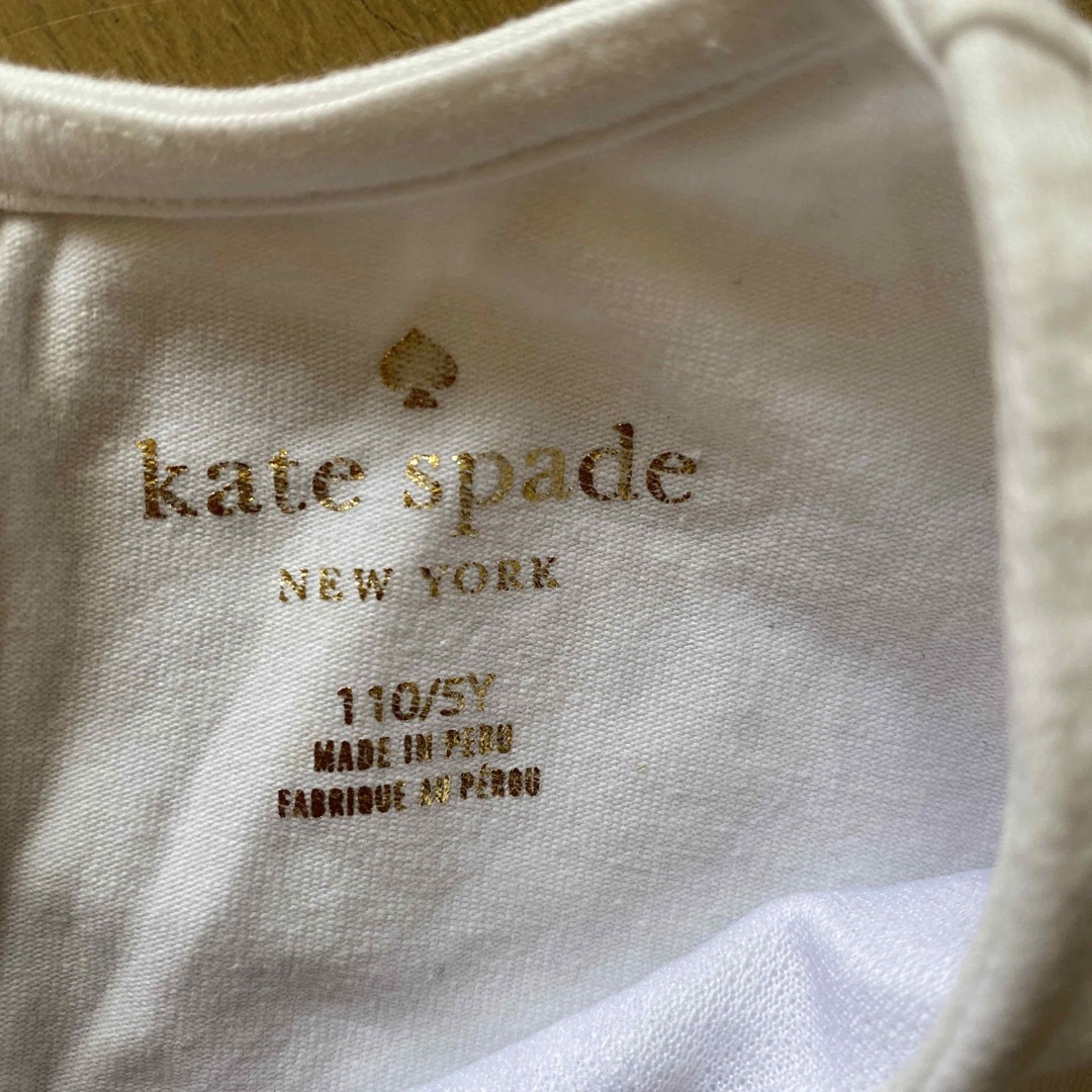 【Kate spade】ケイトスペードキッズ　ノースリーブ キッズ/ベビー/マタニティのキッズ服女の子用(90cm~)(Tシャツ/カットソー)の商品写真