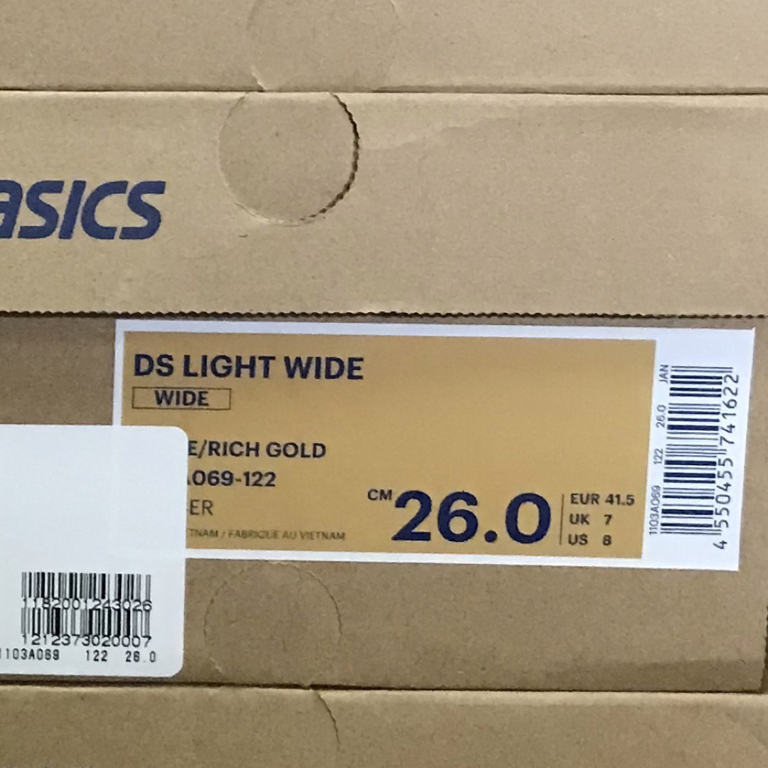 asics(アシックス)のアシックス DS LIGHT WIDE ディーエス ライト ワイド　26.0cm スポーツ/アウトドアのサッカー/フットサル(シューズ)の商品写真