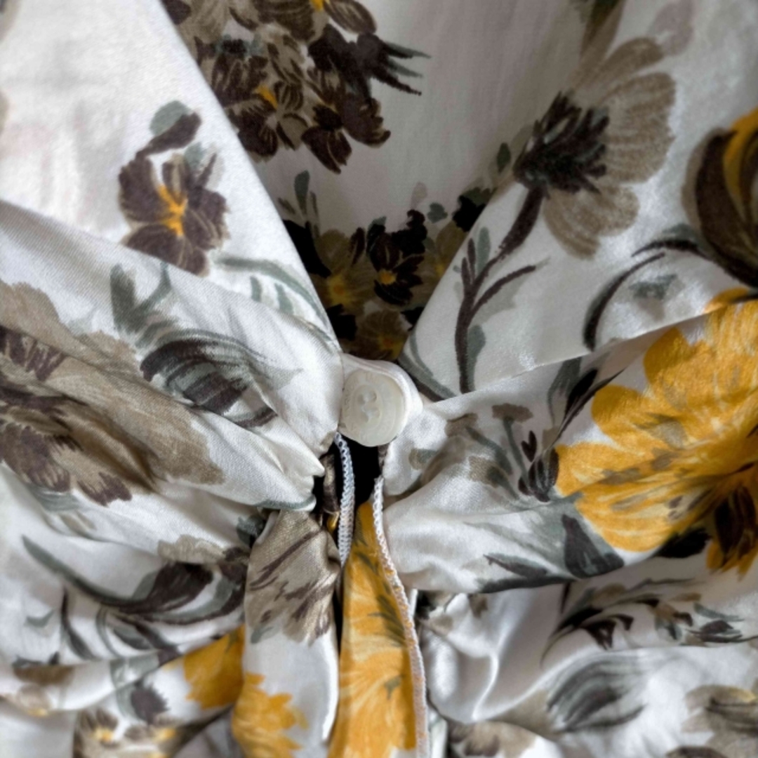 TARA JARMON(タラジャーモン) 花柄 ボウタイブラウス レディース レディースのトップス(シャツ/ブラウス(長袖/七分))の商品写真