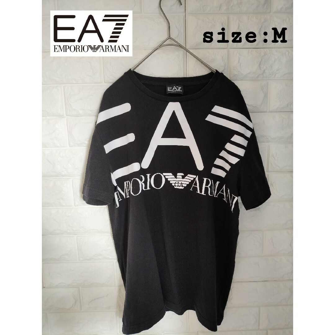 Emporio Armani(エンポリオアルマーニ)のエンポリオアルマーニ　ビッグロゴTシャツ Mサイズ メンズのトップス(Tシャツ/カットソー(半袖/袖なし))の商品写真