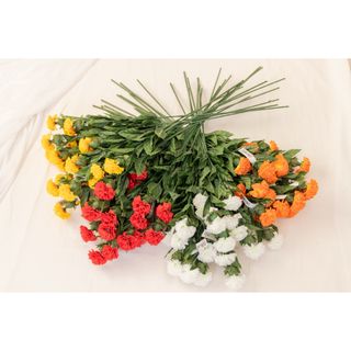 【造花】まとめ売り ベニバナ 仏花【フェイクフラワー】(その他)