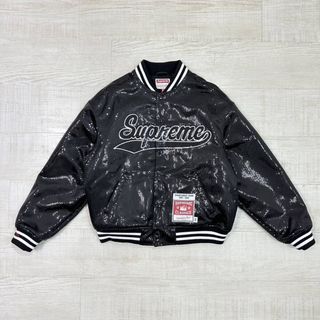 シュプリーム(Supreme)の23ss 未使用 シュプリーム スタジャン シークイン ヴァーシティ ジャケット(スタジャン)