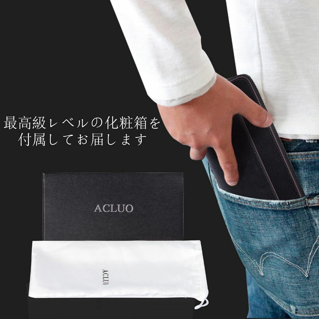 色:ブラック財布 メンズ 長財布 日本製 栃木レザー 一流の財布職人が作る  メンズのバッグ(その他)の商品写真