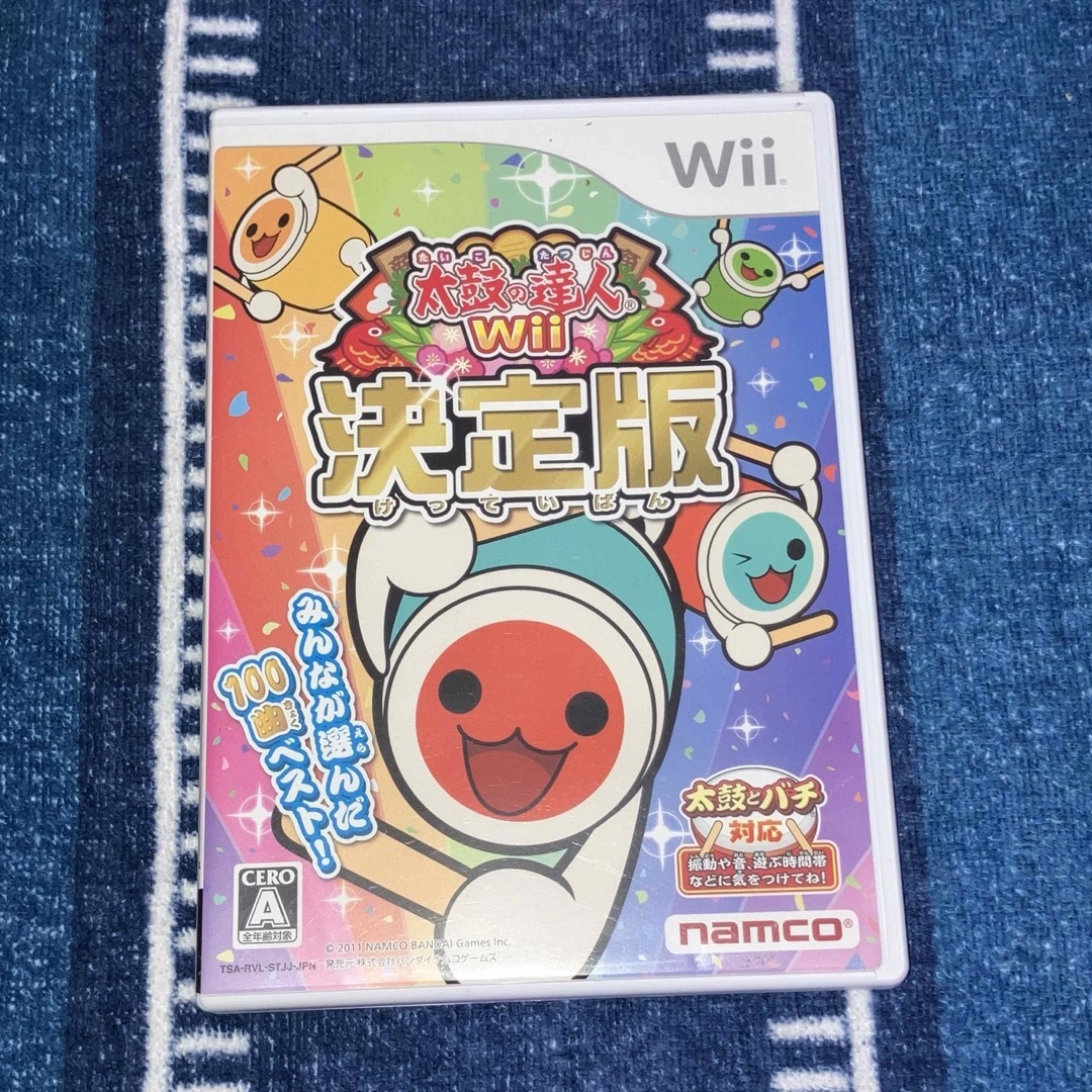 Wii(ウィー)の太鼓の達人 Wii 決定版 みんなが選んだ100曲ベスト エンタメ/ホビーのゲームソフト/ゲーム機本体(家庭用ゲームソフト)の商品写真