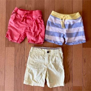 プチバトー(PETIT BATEAU)のPETIT BATEAU  baby Gap 短パン　90〜95cm ３枚セット(パンツ/スパッツ)