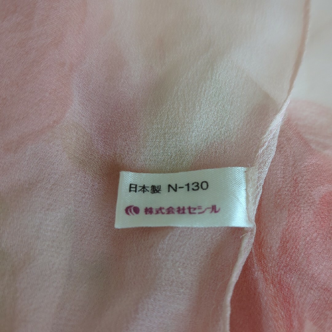 cecile(セシール)の【中古品】スカーフ⑨薄手 絹100%　セシール レディースのファッション小物(バンダナ/スカーフ)の商品写真