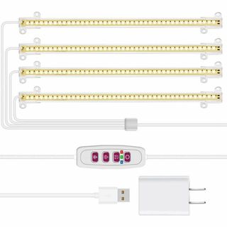 植物育成ライト LED育成ライト 168個LED 1セット4本 フルスペクトル(その他)