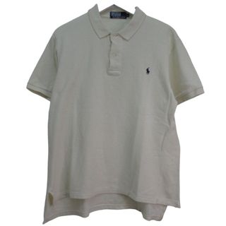 ポロラルフローレン(POLO RALPH LAUREN)のポロ バイ ラルフローレン ポロシャツ 半袖 アイボリー Lサイズ 93349(ポロシャツ)