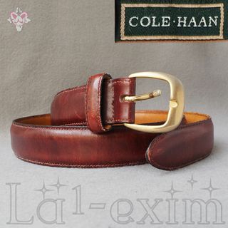 コールハーン(Cole Haan)の古着 COLE HAAN コールハーン ブラウン ビジネス ベルト レザーバンド(ベルト)