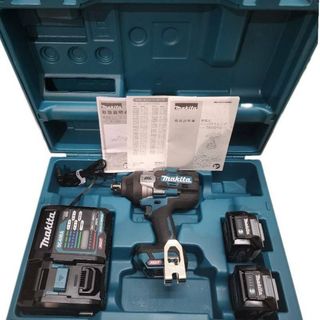 マキタ(Makita)のmakita マキタ 40Vmax 充電式インパクトレンチ TW001GRDX フルセット 電動工具 動作品 【良品】 22404R46(その他)