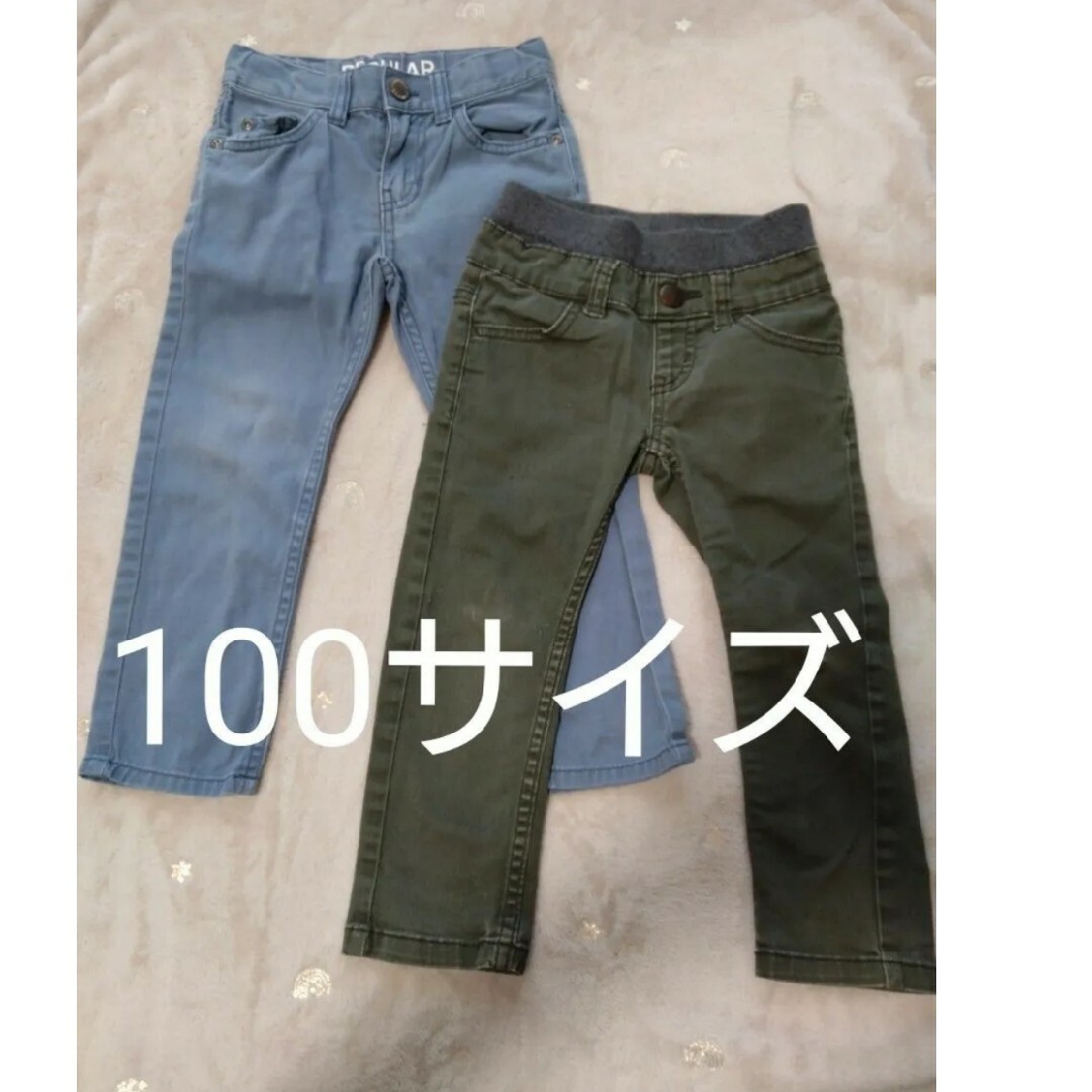 H&M(エイチアンドエム)の100サイズ　パンツ　ボトムス　まとめ売り キッズ/ベビー/マタニティのキッズ服男の子用(90cm~)(パンツ/スパッツ)の商品写真